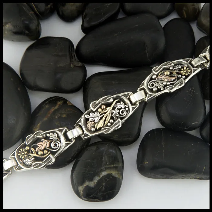 Walker Metalsmiths Bracelets Oak Leaf Link Bracelet