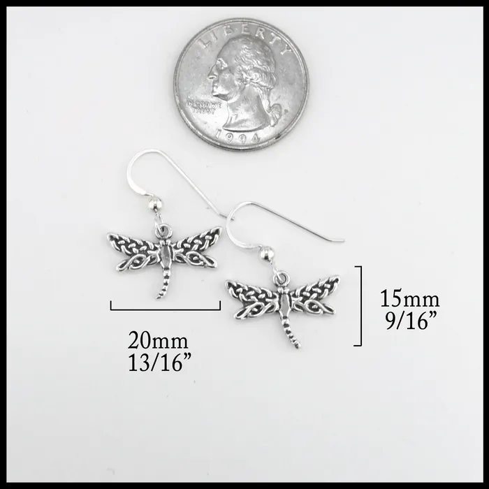Walker Metalsmiths Earrings Dainty Dragonfly Pendant and Earring Set