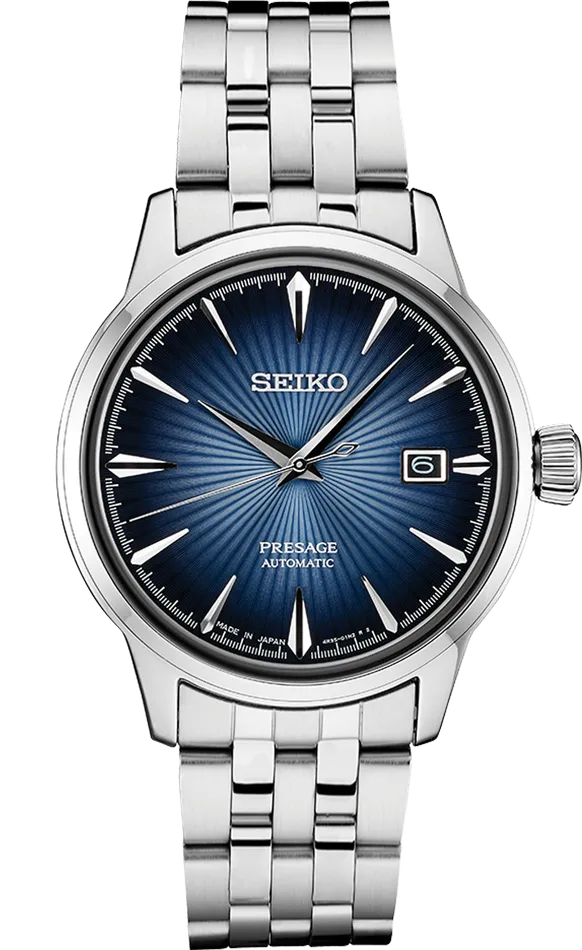 Watches Seiko Seiko Presage SRPB41 Presage Dark Blue Dial Watch