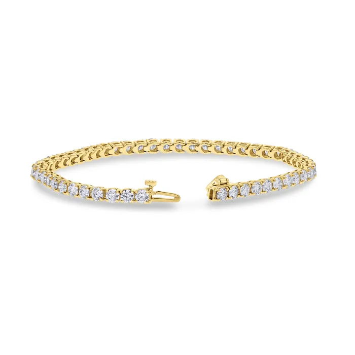 Yellow Gold Diamond Tennis Bracelet GN Diamonds Bracelets